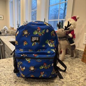 Nintendo Super Mario Blue Kids Backpack